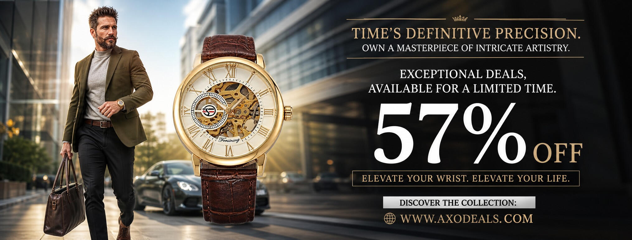 FORSINING SKELETON WATCH
